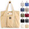 Large-Capacity Canvas Tote & Shoulder Bag