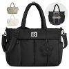 Quilted Commute Travel Tote Bag