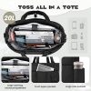 Quilted Commute Travel Tote Bag