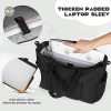 Quilted Commute Travel Tote Bag