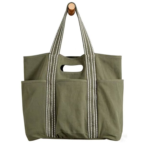 Large-Capacity Canvas Tote & Shoulder Bag
