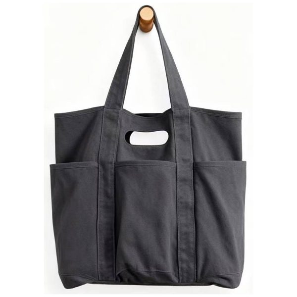 Large-Capacity Canvas Tote & Shoulder Bag