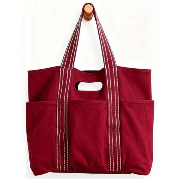 Large-Capacity Canvas Tote & Shoulder Bag