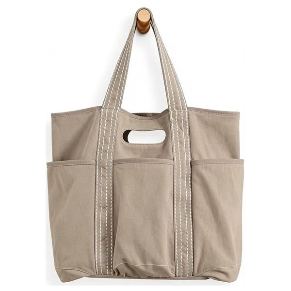 Large-Capacity Canvas Tote & Shoulder Bag