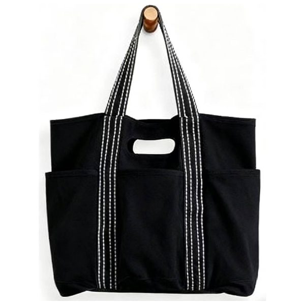 Large-Capacity Canvas Tote & Shoulder Bag