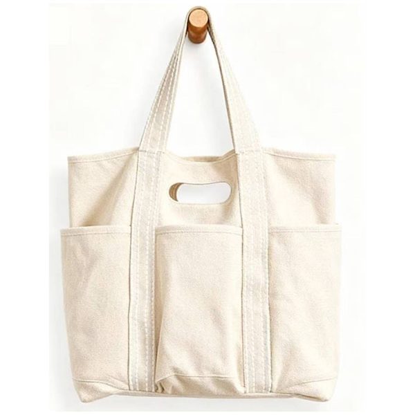 Large-Capacity Canvas Tote & Shoulder Bag