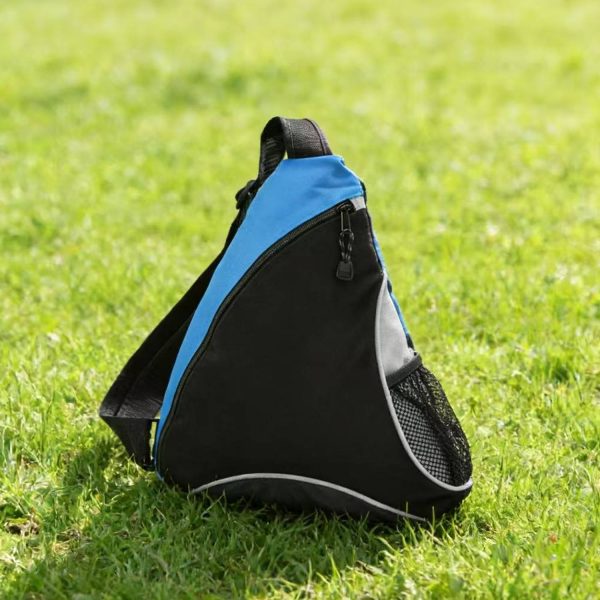 Color-Block Triangle Crossbody Sling Bag