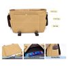 Canvas Slant Flap Messenger Bag with Shoulder Strap