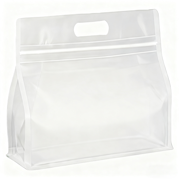 Food Storage Transparent Frosted Tote Seal Bag