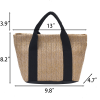 Straw Woven Beatch Tote Bag