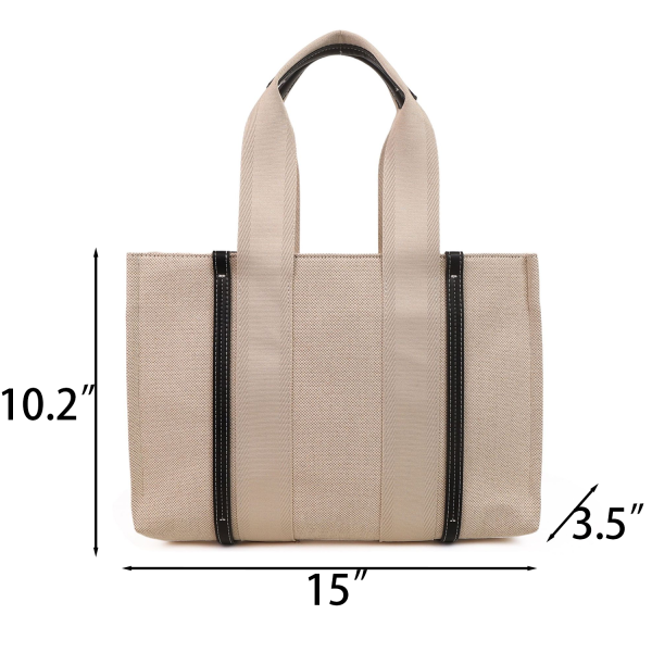 Canvas Large Capacity Tote Bag