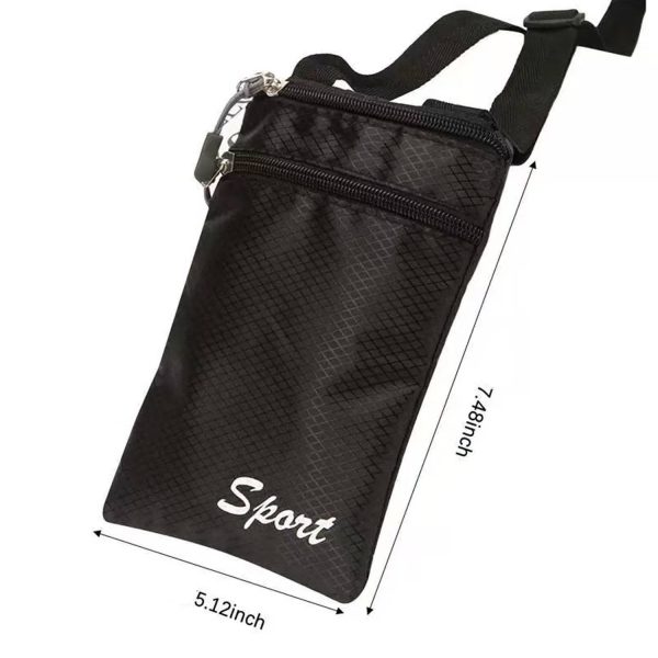 Lightweight Oxford Phone Crossbody Bag
