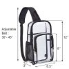 PVC Clear Crossbody Chest Sling Bag