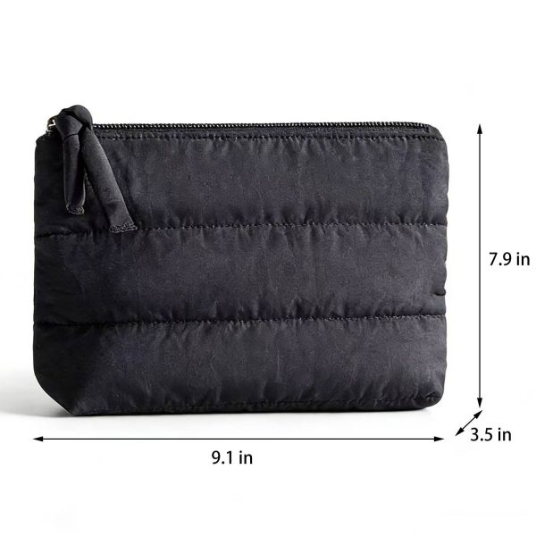 Puffy Quilted Cosmetic Bag