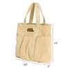 Large-Capacity Canvas Tote & Shoulder Bag