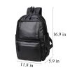 PU Leather Men's Business Backpack