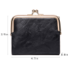 PU Leather Small Kiss Lock Coin Purse