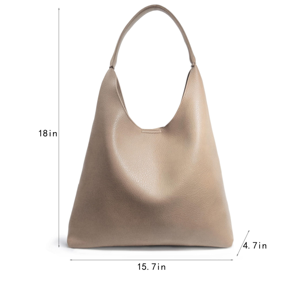 PU Leather Shoulder Handbag
