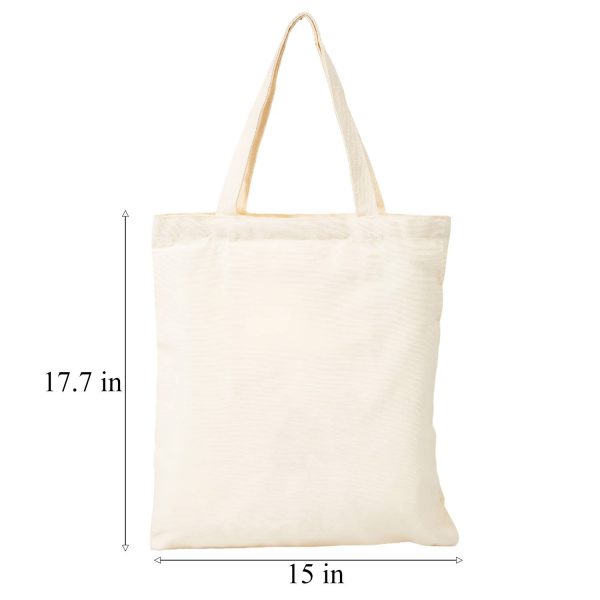 Custom Pattern Canvas Tote Bag