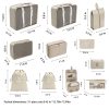 11-Piece Foldable Travel Organizer Bags Set