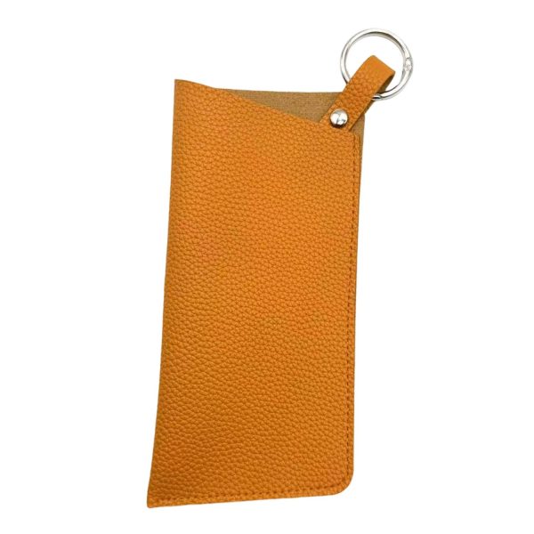 棕_1775031909339.jpg Portable PU Leather Eyeglasses Storage Bag