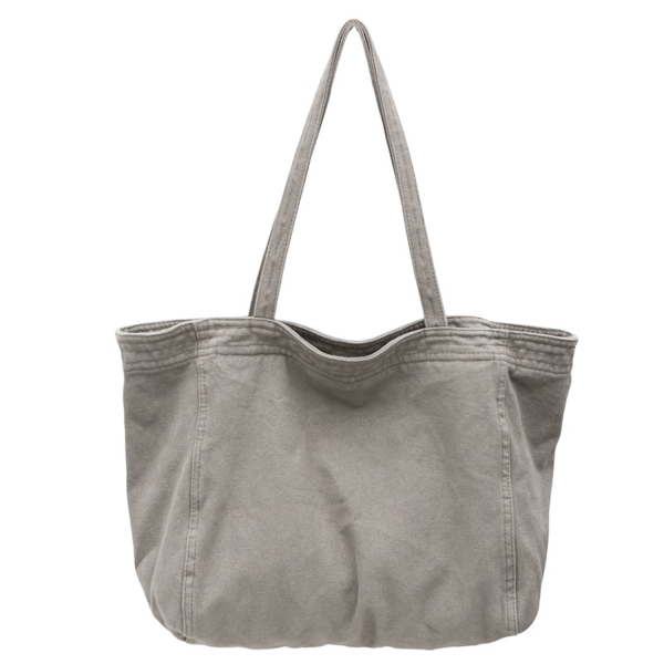 浅灰_1764263153507.png Minimalist Canvas Tote Bag
