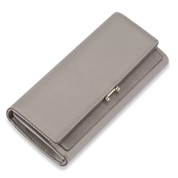 PU Leather Vintage Large Capacity Tri Fold Wallet
