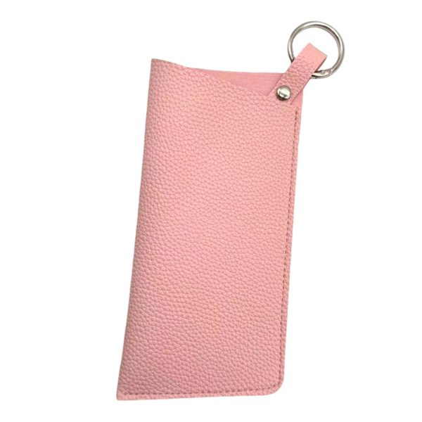 粉_1775031898471.jpg Portable PU Leather Eyeglasses Storage Bag