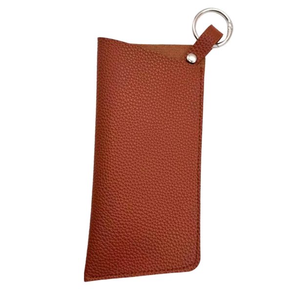 红棕_1775031912936.jpg Portable PU Leather Eyeglasses Storage Bag