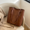 细节1_1761900639496.png 2-Piece PU Leather Retro Tote Bag Set