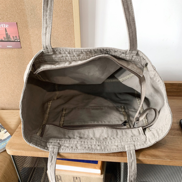 细节1_1764263222080.png Minimalist Canvas Tote Bag