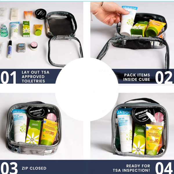 PVC Transparent Toiletry Bag