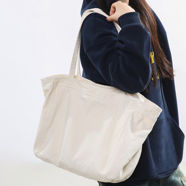 细节3_1764263225663.png Minimalist Canvas Tote Bag
