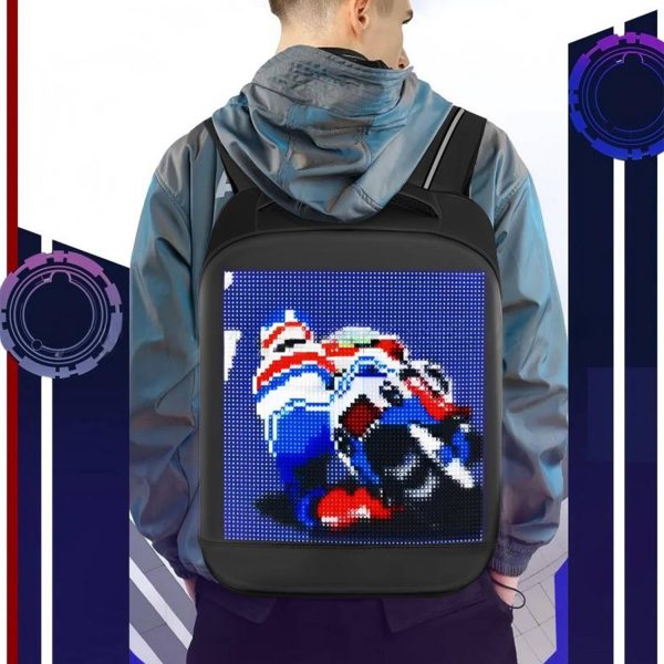 细节图1_1770016742170.jpg Smart APP-Controlled Waterproof LED Display Backpack