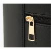 Portable Large-Capacity PU Leather Cylinder Makeup Bag