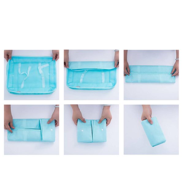 11-Piece Foldable Travel Organizer Bags Set