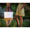 Rattan Tote Bag w/ Drawstring Closure