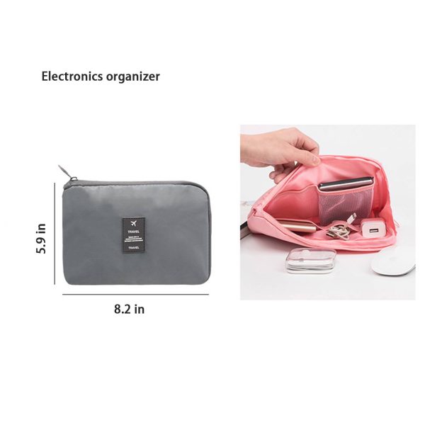 11-Piece Foldable Travel Organizer Bags Set