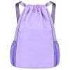 Sports Nylon Waterproof Drawstring Backpack