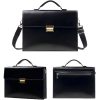 Genuine Leather Briefcase w/ Combination Lock