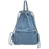 附图2_1761790345454.jpg Large Capacity Denim Drawstring Backpack