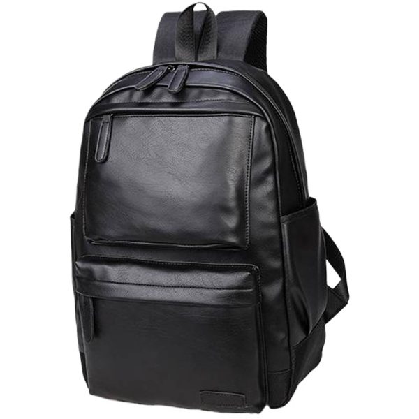 PU Leather Men's Business Backpack