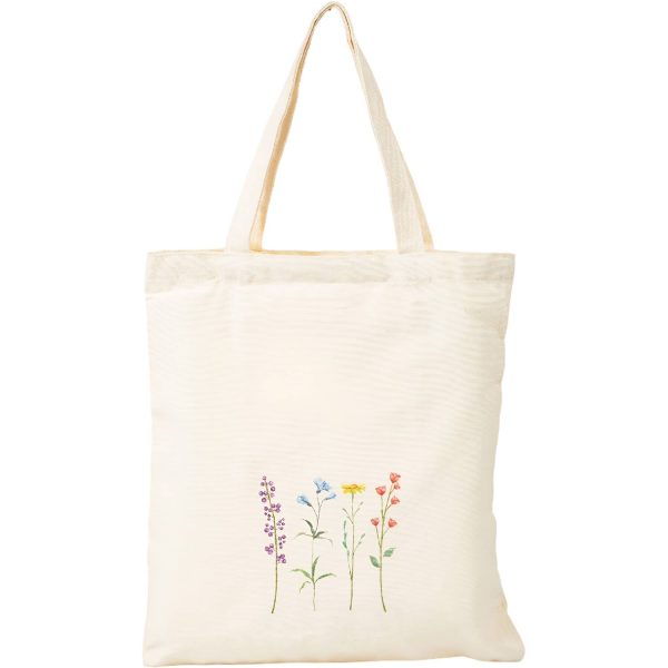 Custom Pattern Canvas Tote Bag