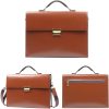 Genuine Leather Briefcase w/ Combination Lock