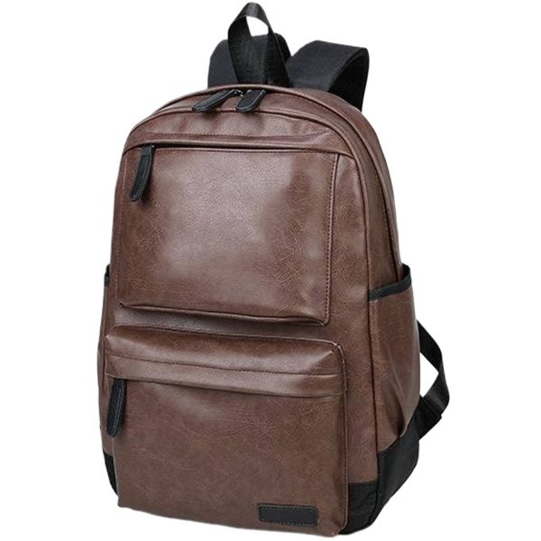 PU Leather Men's Business Backpack