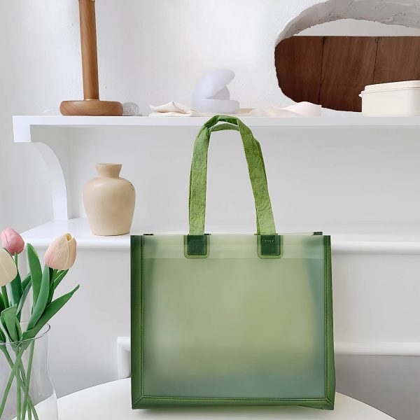 PVC Frosted Tote Bag