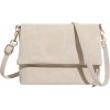 PU Leather Foldable Textured Crossbody Bag