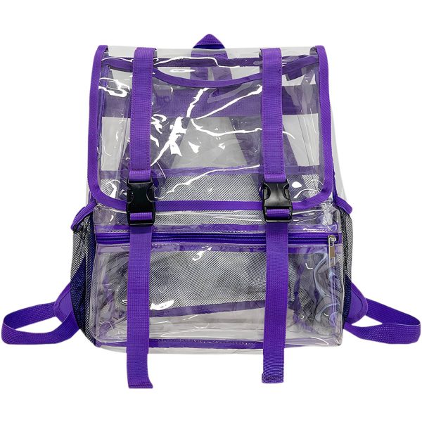 附图4_1770355214724.jpg Waterproof Clear PVC Backpack