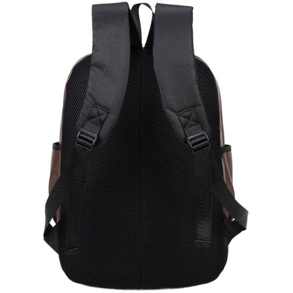 PU Leather Men's Business Backpack