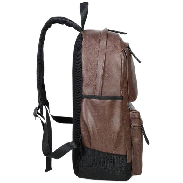 PU Leather Men's Business Backpack